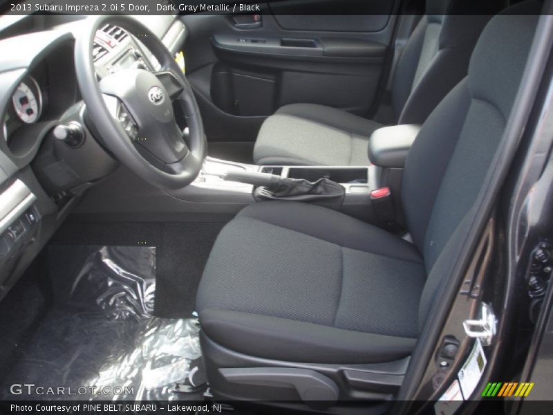 Dark Gray Metallic / Black 2013 Subaru Impreza 2.0i 5 Door