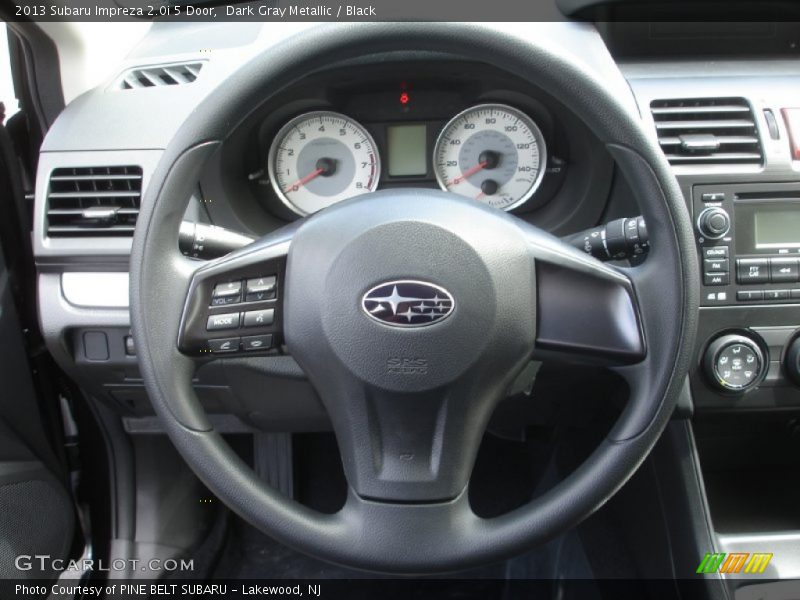 Dark Gray Metallic / Black 2013 Subaru Impreza 2.0i 5 Door