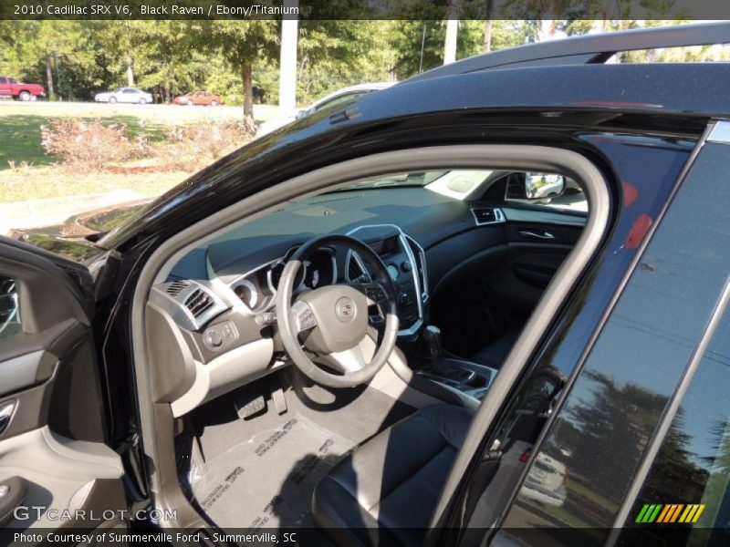 Black Raven / Ebony/Titanium 2010 Cadillac SRX V6
