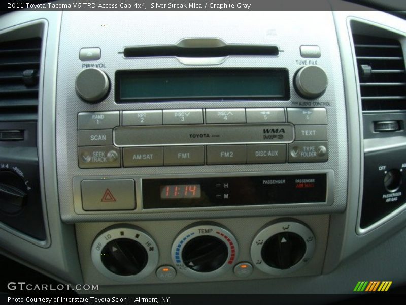 Silver Streak Mica / Graphite Gray 2011 Toyota Tacoma V6 TRD Access Cab 4x4