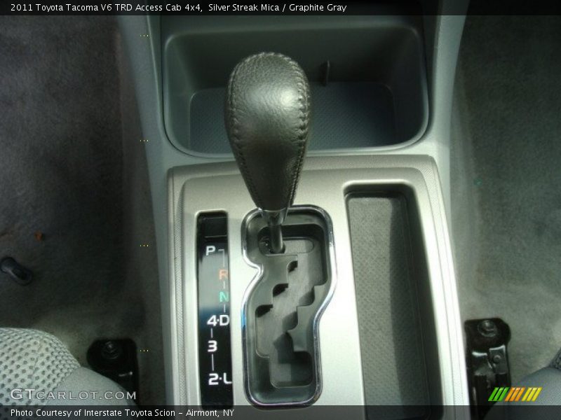 Silver Streak Mica / Graphite Gray 2011 Toyota Tacoma V6 TRD Access Cab 4x4