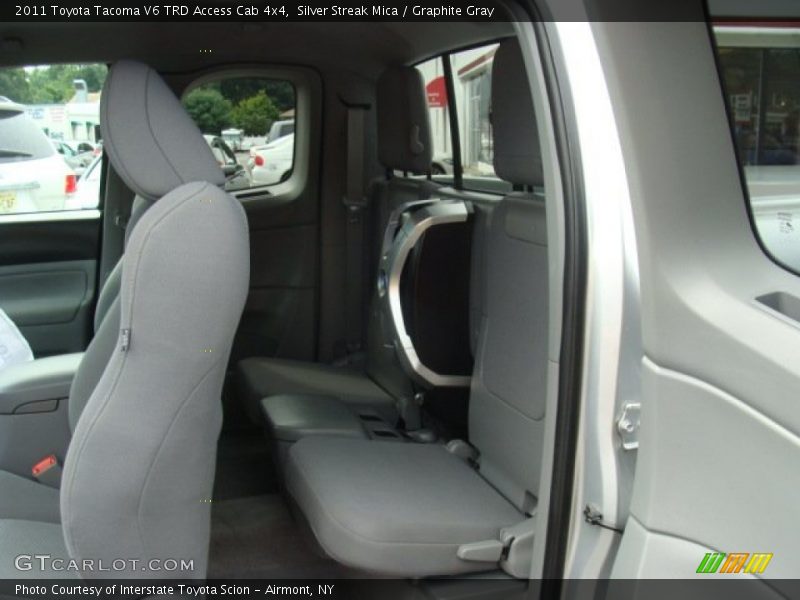 Silver Streak Mica / Graphite Gray 2011 Toyota Tacoma V6 TRD Access Cab 4x4