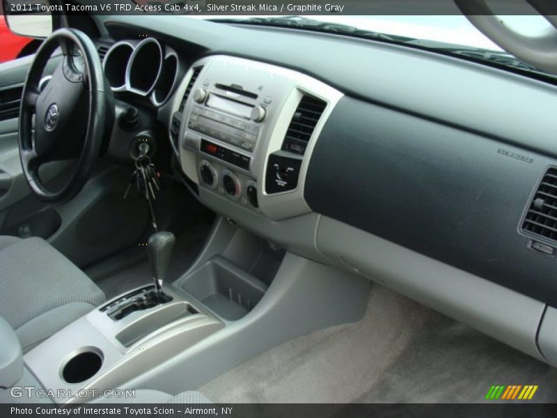 Silver Streak Mica / Graphite Gray 2011 Toyota Tacoma V6 TRD Access Cab 4x4