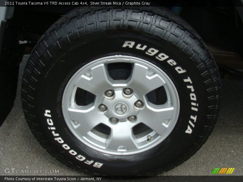 Silver Streak Mica / Graphite Gray 2011 Toyota Tacoma V6 TRD Access Cab 4x4