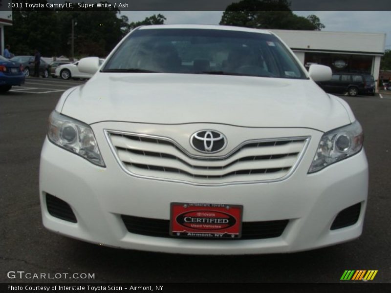 Super White / Ash 2011 Toyota Camry LE