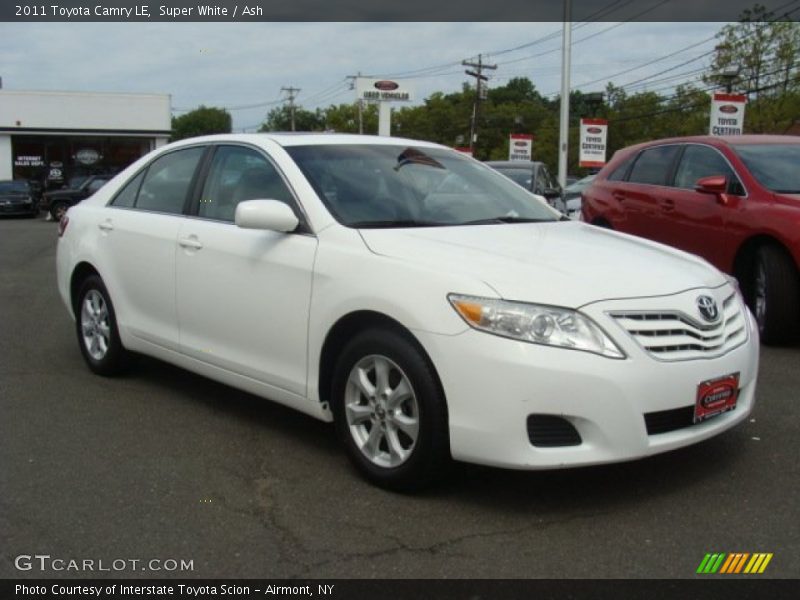 Super White / Ash 2011 Toyota Camry LE