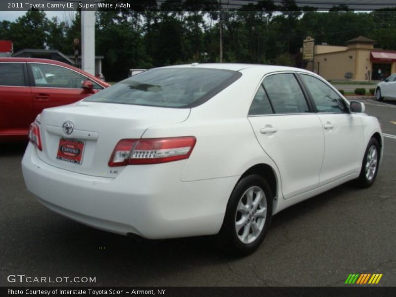 Super White / Ash 2011 Toyota Camry LE