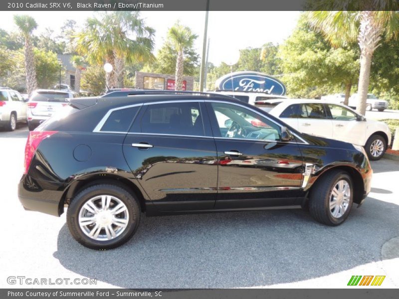 Black Raven / Ebony/Titanium 2010 Cadillac SRX V6