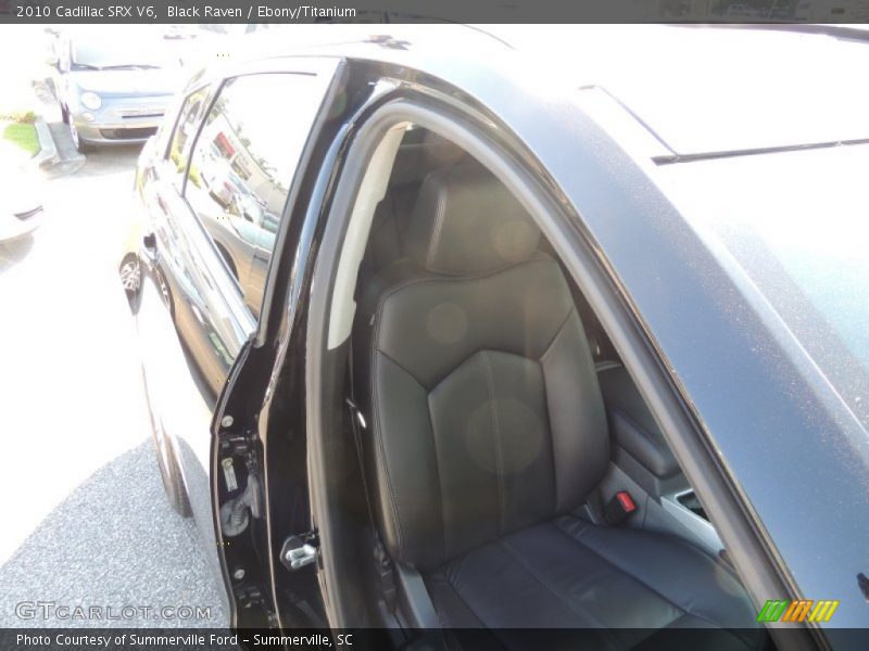 Black Raven / Ebony/Titanium 2010 Cadillac SRX V6