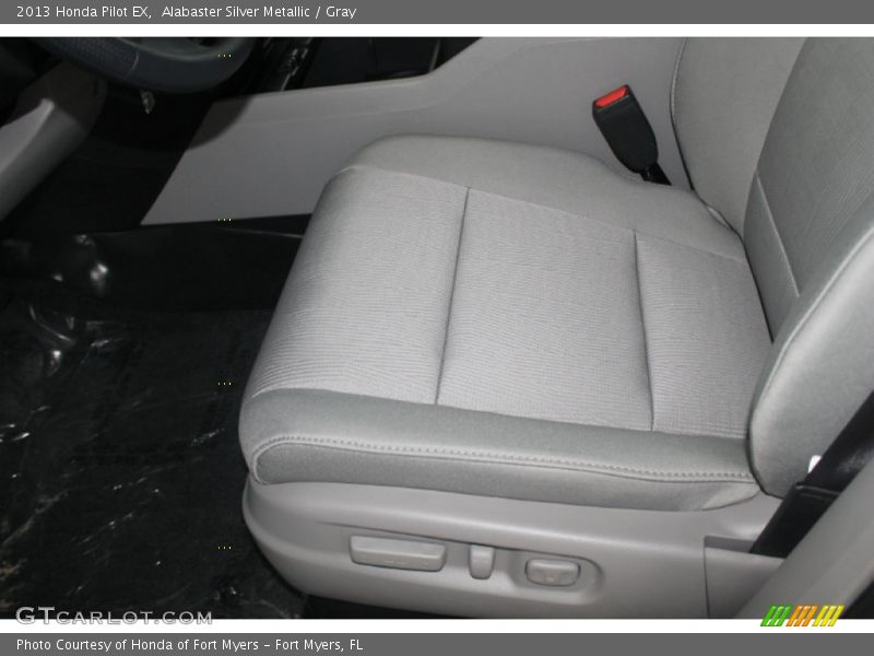 Alabaster Silver Metallic / Gray 2013 Honda Pilot EX