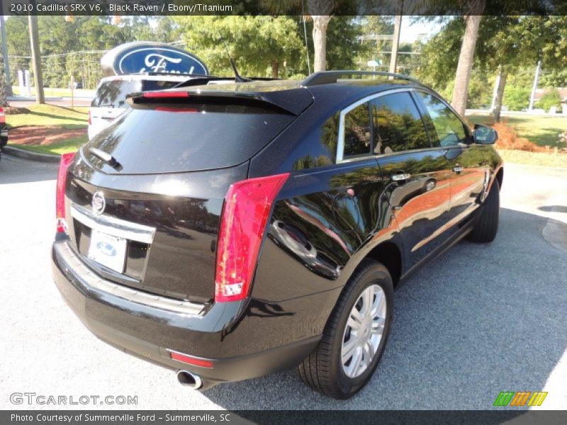 Black Raven / Ebony/Titanium 2010 Cadillac SRX V6