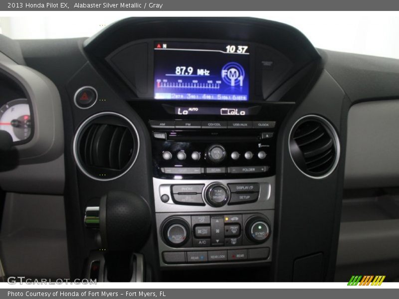 Alabaster Silver Metallic / Gray 2013 Honda Pilot EX