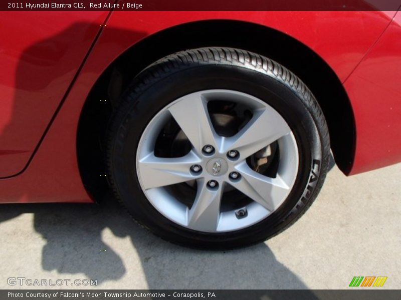 Red Allure / Beige 2011 Hyundai Elantra GLS