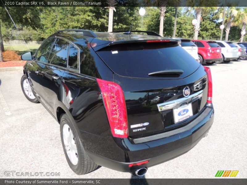 Black Raven / Ebony/Titanium 2010 Cadillac SRX V6