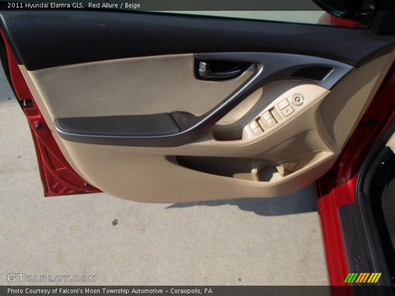 Red Allure / Beige 2011 Hyundai Elantra GLS