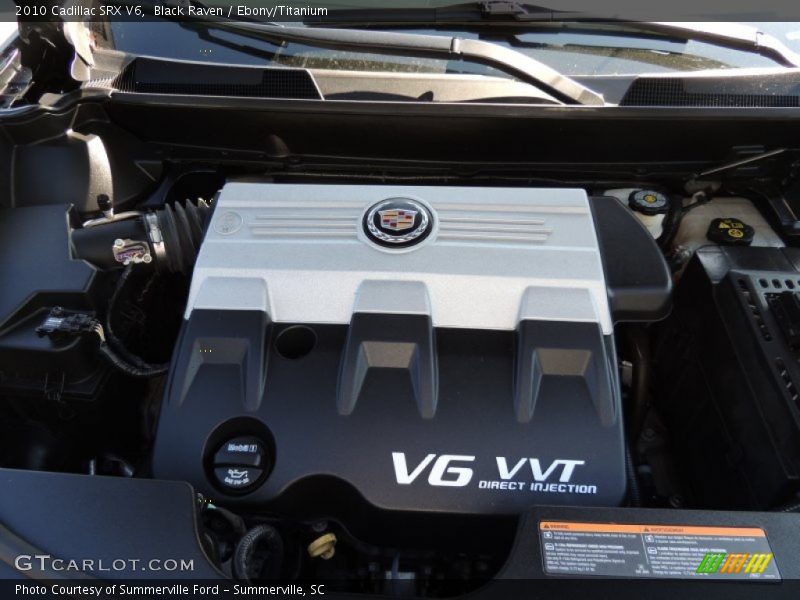 Black Raven / Ebony/Titanium 2010 Cadillac SRX V6