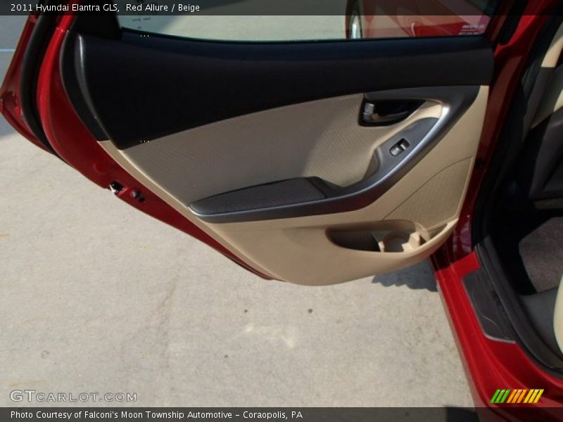 Red Allure / Beige 2011 Hyundai Elantra GLS