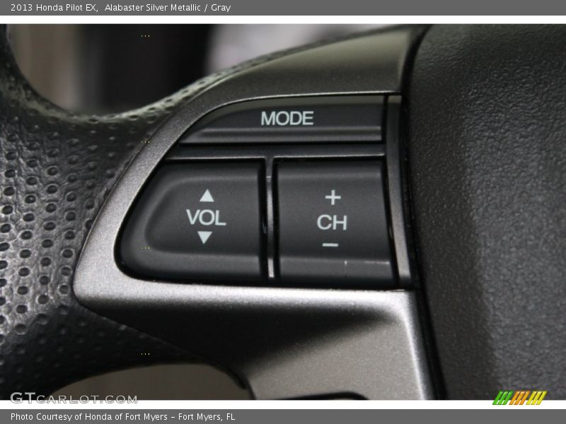 Alabaster Silver Metallic / Gray 2013 Honda Pilot EX