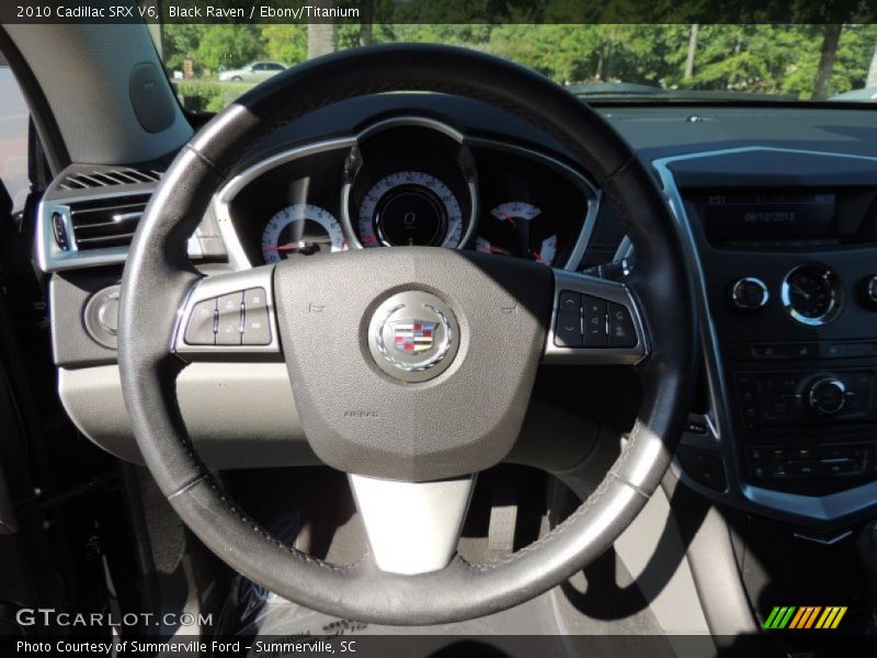 Black Raven / Ebony/Titanium 2010 Cadillac SRX V6
