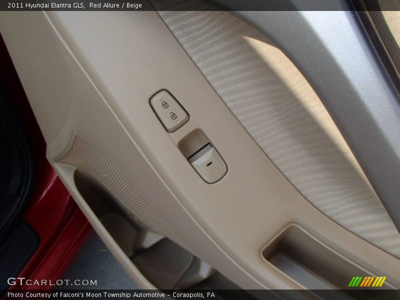 Red Allure / Beige 2011 Hyundai Elantra GLS