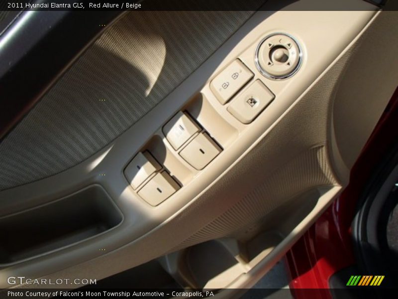 Red Allure / Beige 2011 Hyundai Elantra GLS