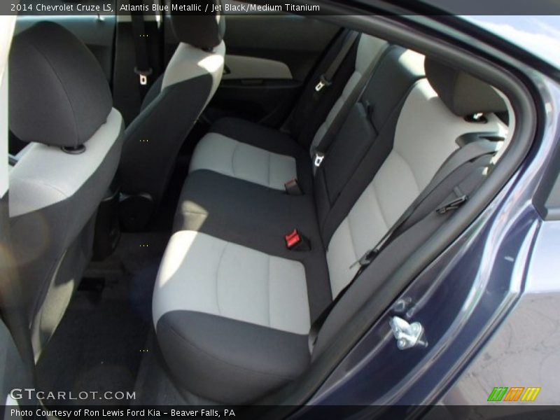 Atlantis Blue Metallic / Jet Black/Medium Titanium 2014 Chevrolet Cruze LS
