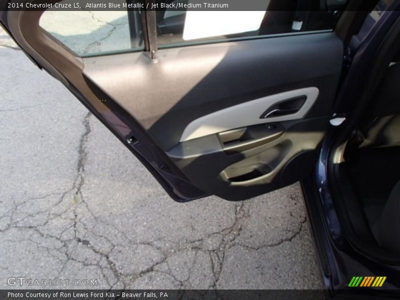 Atlantis Blue Metallic / Jet Black/Medium Titanium 2014 Chevrolet Cruze LS