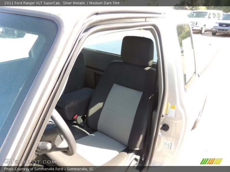 Silver Metallic / Medium Dark Flint 2011 Ford Ranger XLT SuperCab