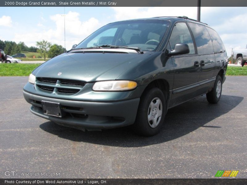 Shale Green Metallic / Mist Gray 2000 Dodge Grand Caravan