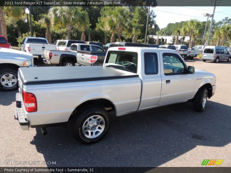 Silver Metallic / Medium Dark Flint 2011 Ford Ranger XLT SuperCab