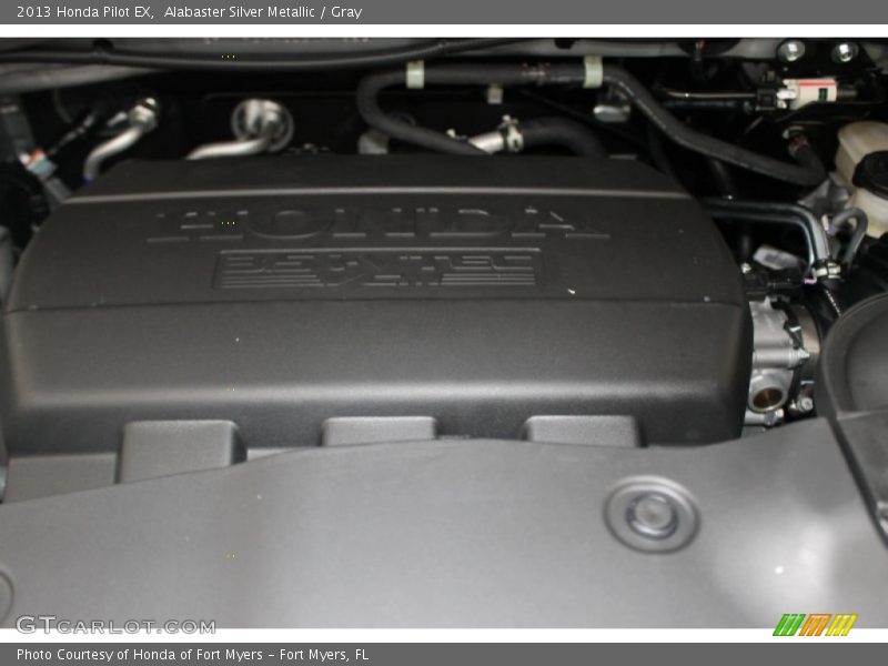 Alabaster Silver Metallic / Gray 2013 Honda Pilot EX