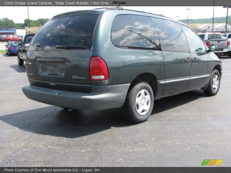 Shale Green Metallic / Mist Gray 2000 Dodge Grand Caravan