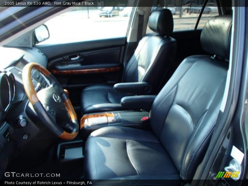 Flint Gray Mica / Black 2005 Lexus RX 330 AWD