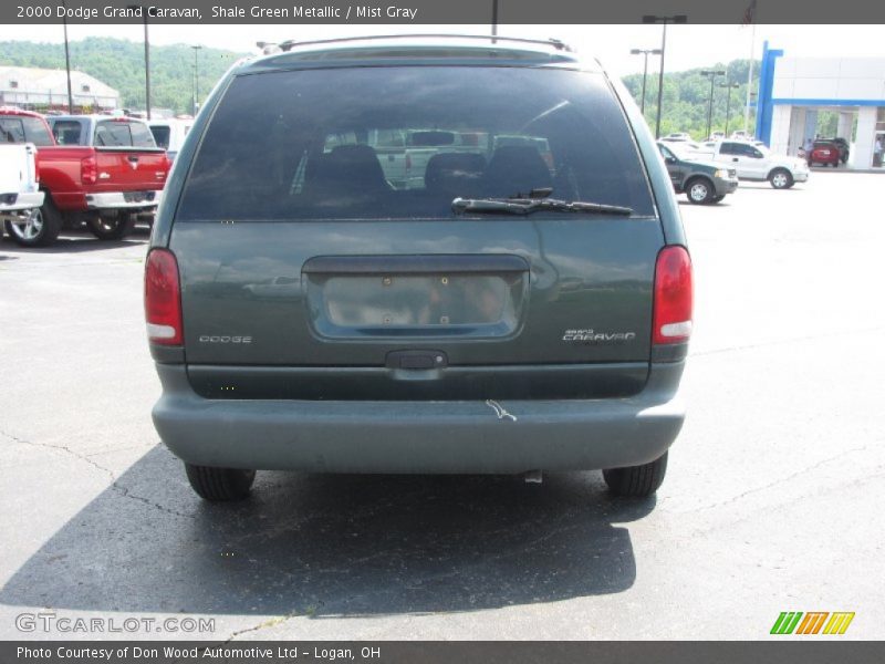 Shale Green Metallic / Mist Gray 2000 Dodge Grand Caravan