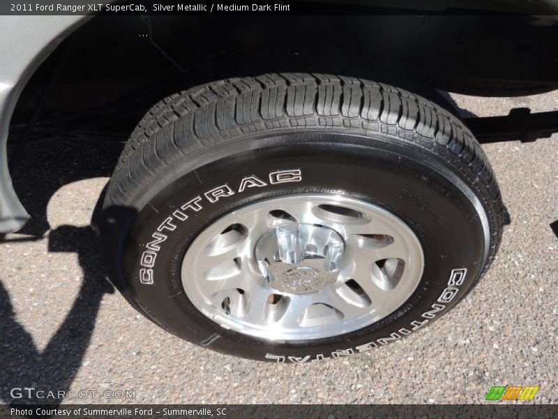 Silver Metallic / Medium Dark Flint 2011 Ford Ranger XLT SuperCab