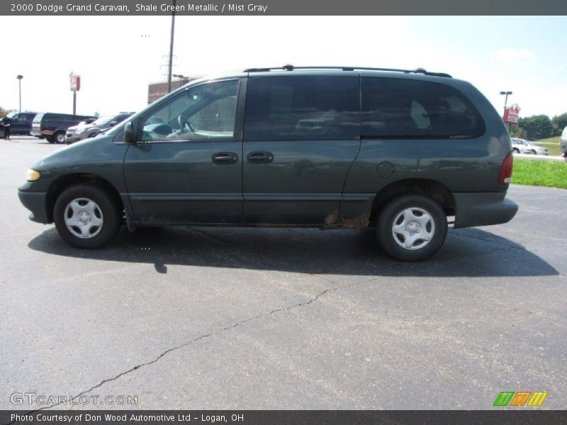 Shale Green Metallic / Mist Gray 2000 Dodge Grand Caravan
