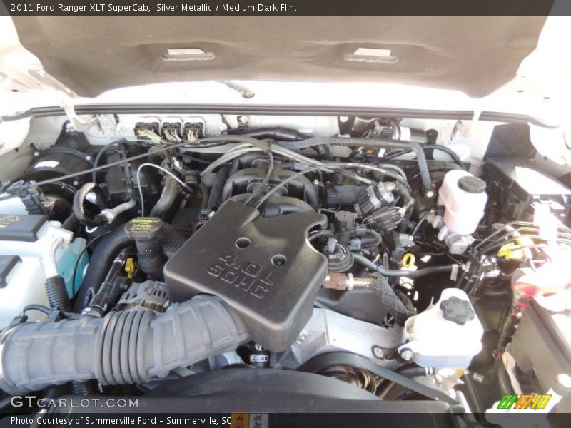 Silver Metallic / Medium Dark Flint 2011 Ford Ranger XLT SuperCab