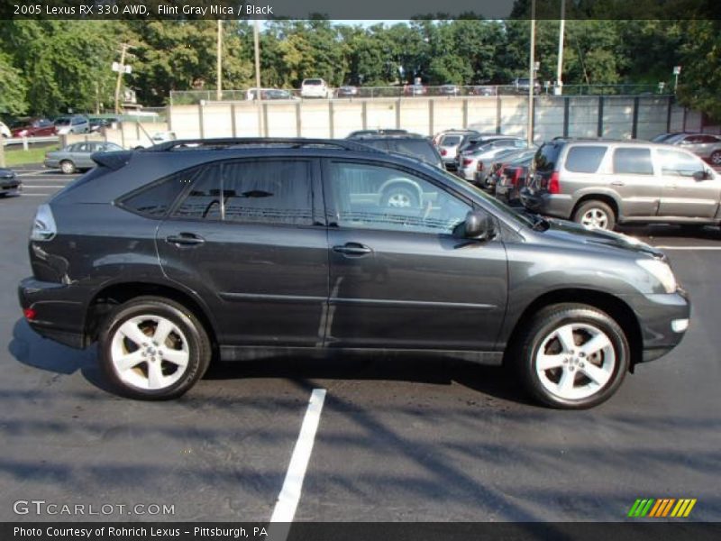 Flint Gray Mica / Black 2005 Lexus RX 330 AWD