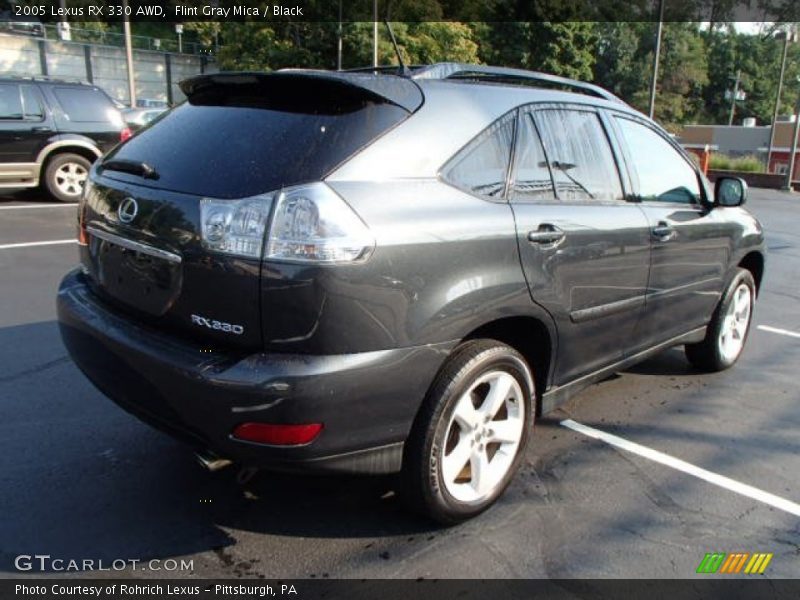 Flint Gray Mica / Black 2005 Lexus RX 330 AWD