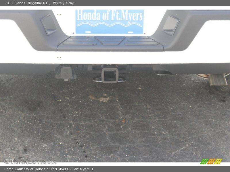 White / Gray 2013 Honda Ridgeline RTL