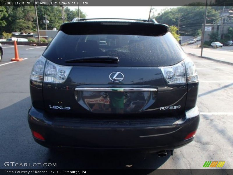 Flint Gray Mica / Black 2005 Lexus RX 330 AWD