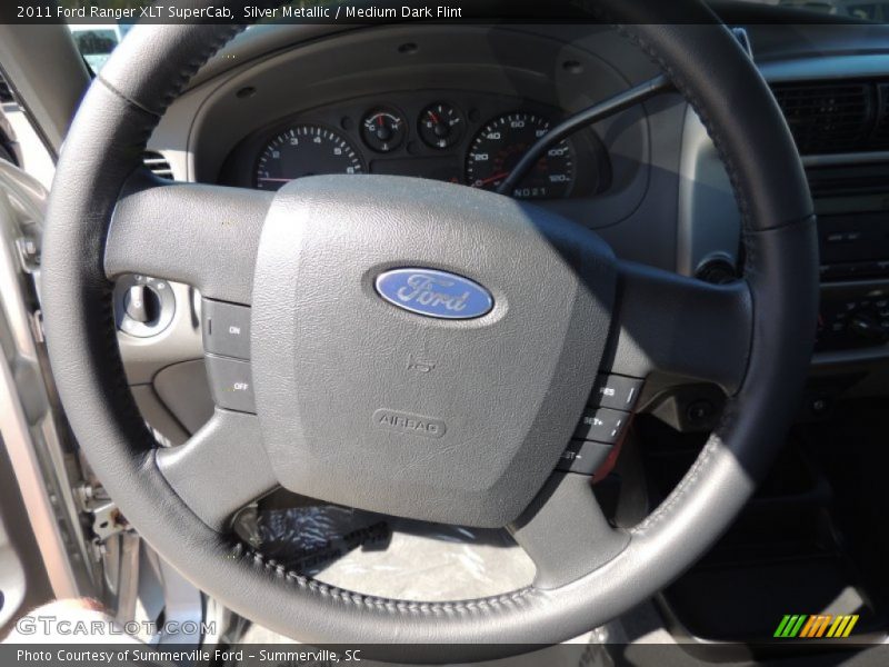 Silver Metallic / Medium Dark Flint 2011 Ford Ranger XLT SuperCab