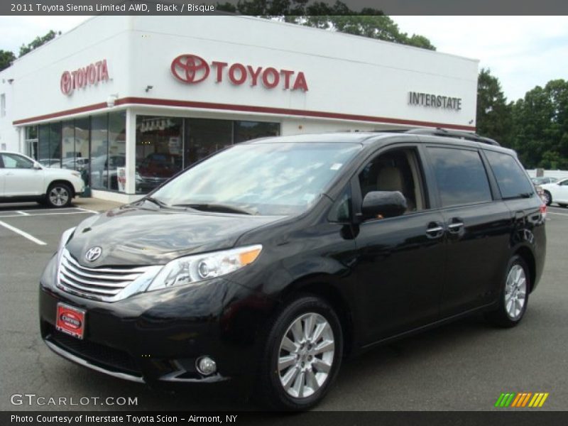 Black / Bisque 2011 Toyota Sienna Limited AWD