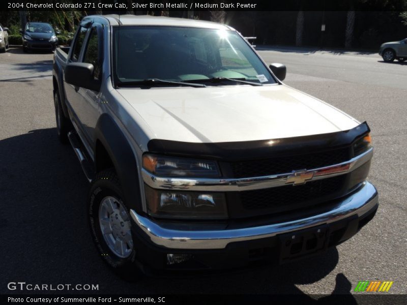 Silver Birch Metallic / Medium Dark Pewter 2004 Chevrolet Colorado Z71 Crew Cab