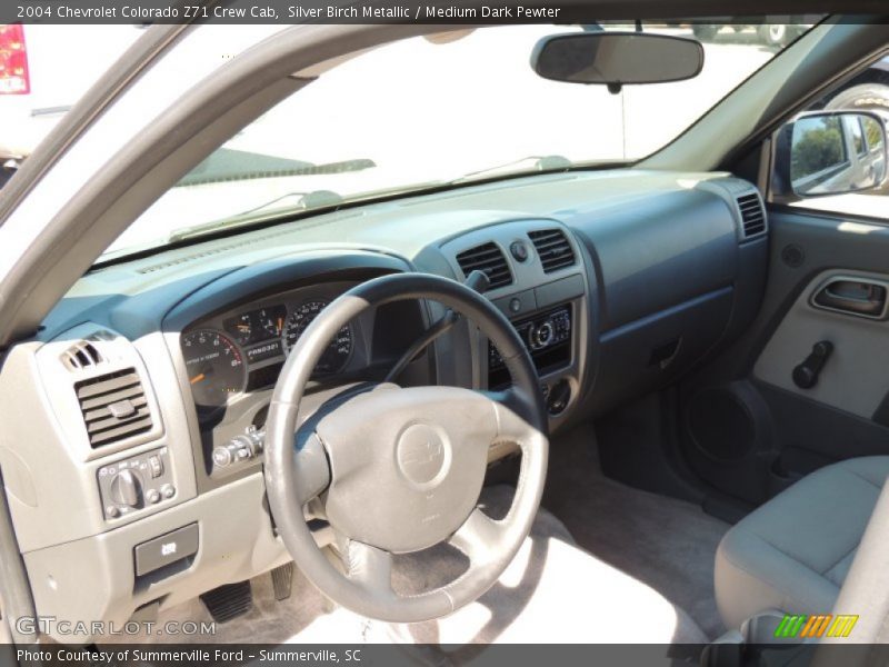 Silver Birch Metallic / Medium Dark Pewter 2004 Chevrolet Colorado Z71 Crew Cab