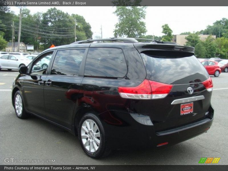 Black / Bisque 2011 Toyota Sienna Limited AWD
