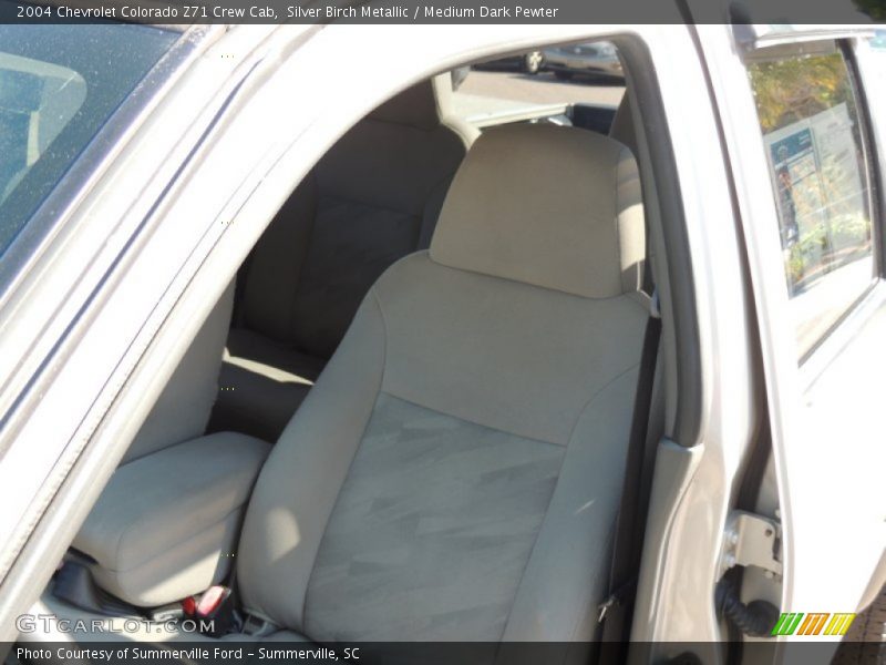 Silver Birch Metallic / Medium Dark Pewter 2004 Chevrolet Colorado Z71 Crew Cab