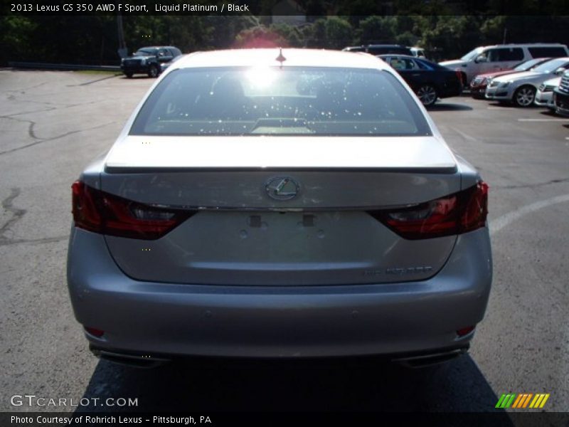 Liquid Platinum / Black 2013 Lexus GS 350 AWD F Sport