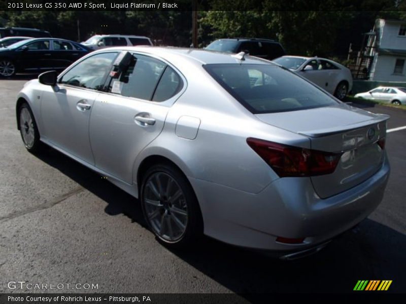Liquid Platinum / Black 2013 Lexus GS 350 AWD F Sport