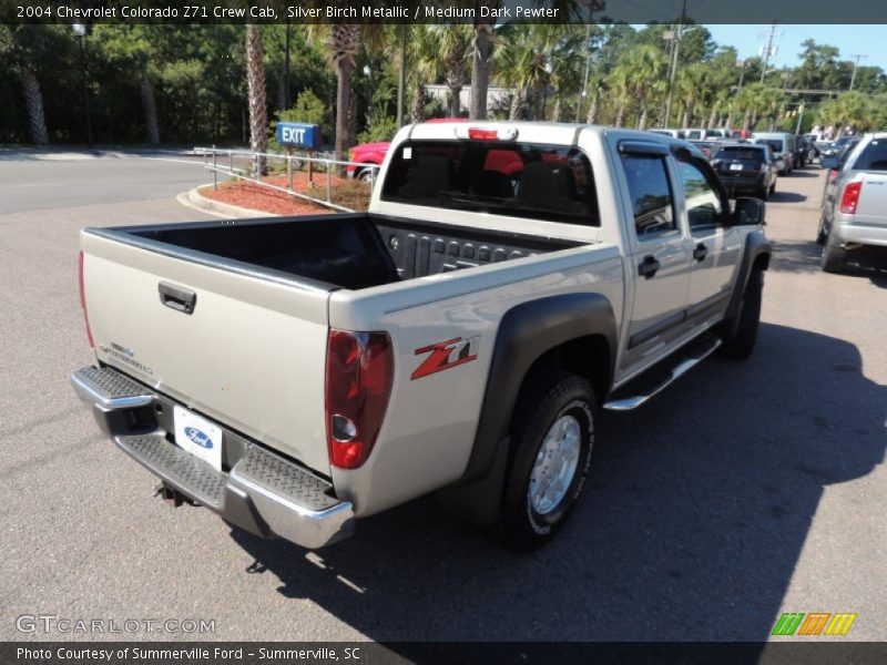 Silver Birch Metallic / Medium Dark Pewter 2004 Chevrolet Colorado Z71 Crew Cab